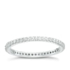 Thumbnail Image 1 of Sterling Silver Cubic Zirconia Set Full Eternity Ring Size P