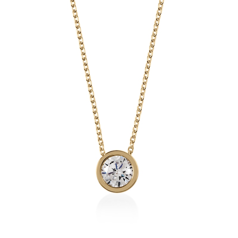 Main Image 1 of Radley 18ct Gold Tone Cubic Zirconia Pendant
