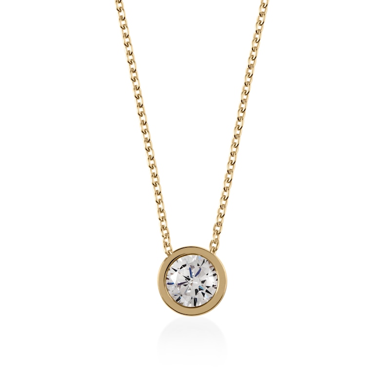 Radley 18ct Gold Tone Cubic Zirconia Pendant