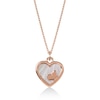Thumbnail Image 1 of Radley 18ct Rose Gold Tone Mother Of Pearl Heart Pendant