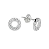 Thumbnail Image 1 of Radley Silver Open Circle Czech Crystal Stud Earrings