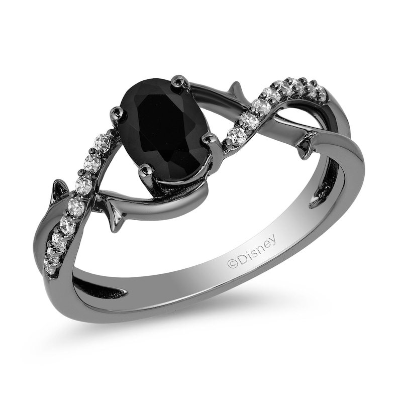 Main Image 1 of Enchanted Disney Fine Jewellery 0.10ct Diamond Maleficent Ring