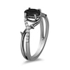 Thumbnail Image 1 of Enchanted Disney Fine Jewellery 0.10ct Diamond Maleficent Ring
