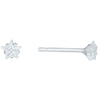Thumbnail Image 1 of Children's Sterling Silver Cubic Zirconia 3mm Star Stud Earrings