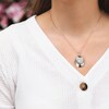 Thumbnail Image 2 of Hot Diamonds Sterling Silver Oval Locket Pendant