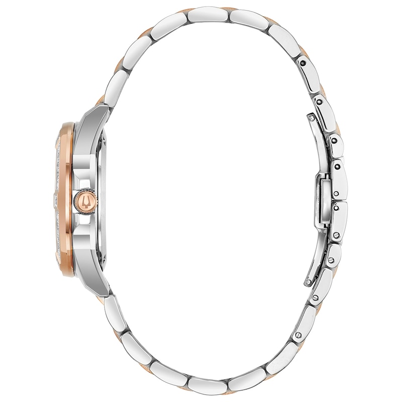 Main Image 3 of Bulova Marine Star Diamond Ladies' Two-Tone Bracelet Watch