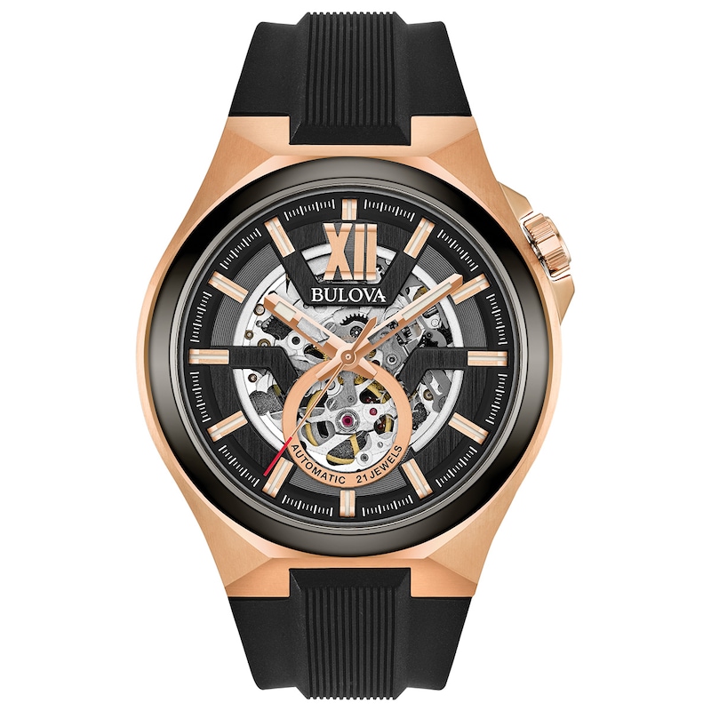 Main Image 1 of Bulova Maquina Automatic Men's Strap Watch