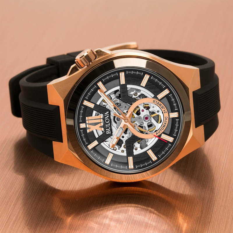 Main Image 4 of Bulova Maquina Automatic Men's Strap Watch