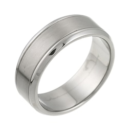 Titanium Men's Signet Ring