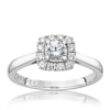 Thumbnail Image 1 of The Forever Diamond Platinum Halo 0.50ct Diamond Ring