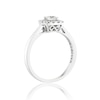 Thumbnail Image 2 of The Forever Diamond Platinum Halo 0.50ct Diamond Ring