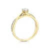 Thumbnail Image 3 of The Forever Diamond 18ct Yellow Gold 0.33ct Diamond Twist Ring