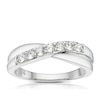 Thumbnail Image 1 of The Forever Diamond Platinum 0.28ct Diamond Crossover Ring