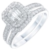 Thumbnail Image 1 of Perfect Fit 9ct White Gold 0.66ct  Diamond Bridal Set