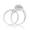 Thumbnail Image 2 of Perfect Fit 9ct White Gold 0.66ct  Diamond Bridal Set