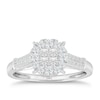 Thumbnail Image 1 of Princessa 9ct White Gold 1/2ct Diamond Ring