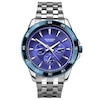 Thumbnail Image 0 of Sekonda Men’s Force Blue Chronograph Dial Silver Stainless Steel Bracelet Watch