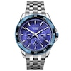 Thumbnail Image 1 of Sekonda Men’s Force Blue Chronograph Dial Silver Stainless Steel Bracelet Watch