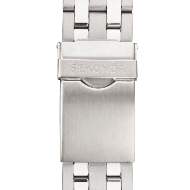 Main Image 6 of Sekonda Men’s Force Blue Chronograph Dial Silver Stainless Steel Bracelet Watch