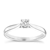 Thumbnail Image 1 of 9ct White Gold 0.20ct Diamond Solitare Ring