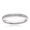 Thumbnail Image 0 of 9ct White Gold 0.15ct Diamond Channel Set Wedding Ring