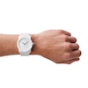 Thumbnail Image 3 of Diesel Double Down Men's White Silicone Strap Watch