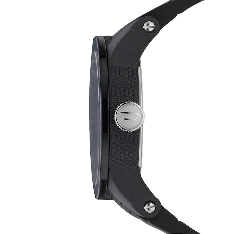 Main Image 2 of Diesel Double Down Men's Black Silicone Strap Watch