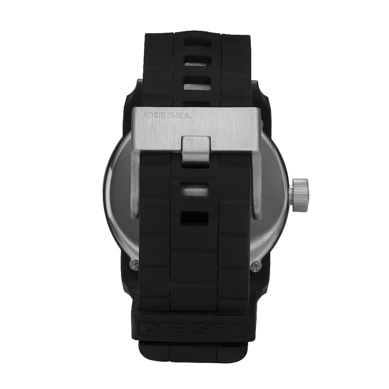 Main Image 3 of Diesel Double Down Men's Black Silicone Strap Watch
