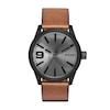 Thumbnail Image 1 of Diesel Rasp Men's Brown Leather Strap Watch