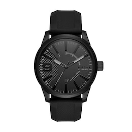 Diesel Rasp Men's Black Silicone Watch