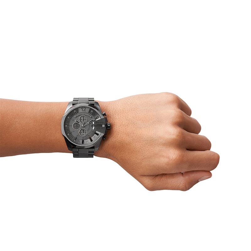 Main Image 4 of Diesel Mega Chief Men's Grey Stainless Steel Bracelet Watch