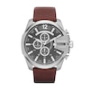 Thumbnail Image 0 of Diesel Mega Chief Men's Brown Leather Strap Watch