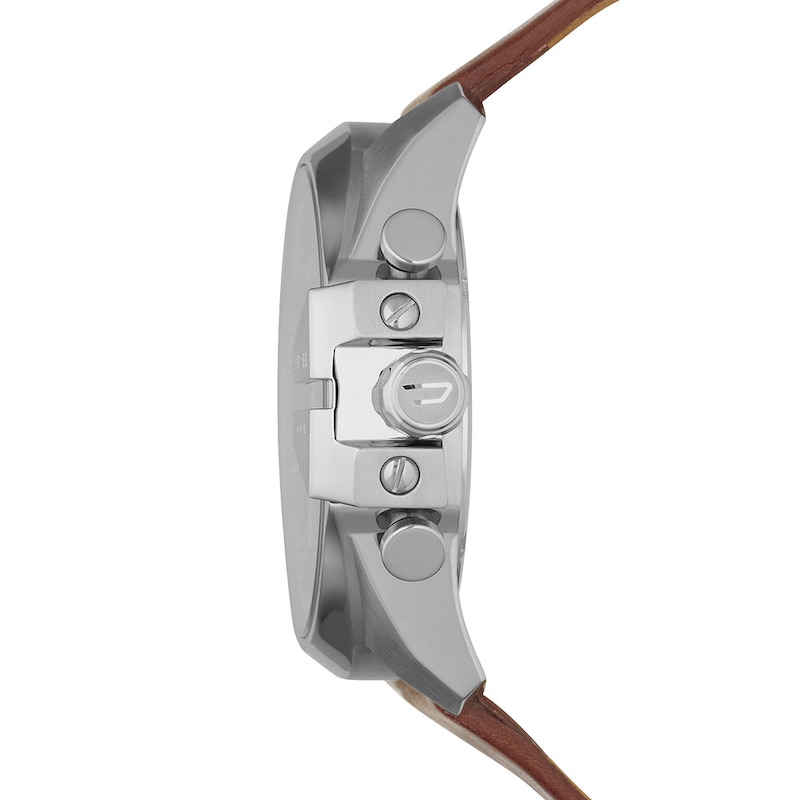 Main Image 2 of Diesel Mega Chief Men's Brown Leather Strap Watch