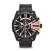 Thumbnail Image 1 of Diesel Mega Chief Men's Black Stainless Steel Bracelet Watch