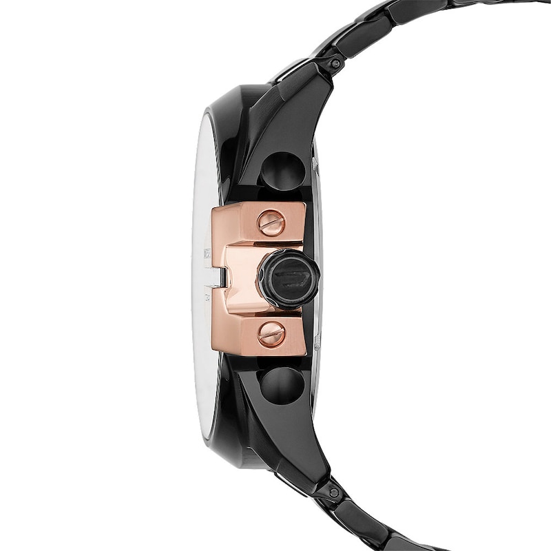 Main Image 2 of Diesel Mega Chief Men's Black Stainless Steel Bracelet Watch