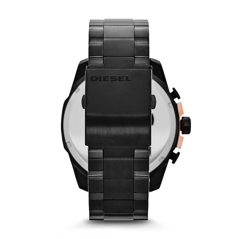 Main Image 3 of Diesel Mega Chief Men's Black Stainless Steel Bracelet Watch