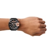 Thumbnail Image 4 of Diesel Mega Chief Men's Black Stainless Steel Bracelet Watch