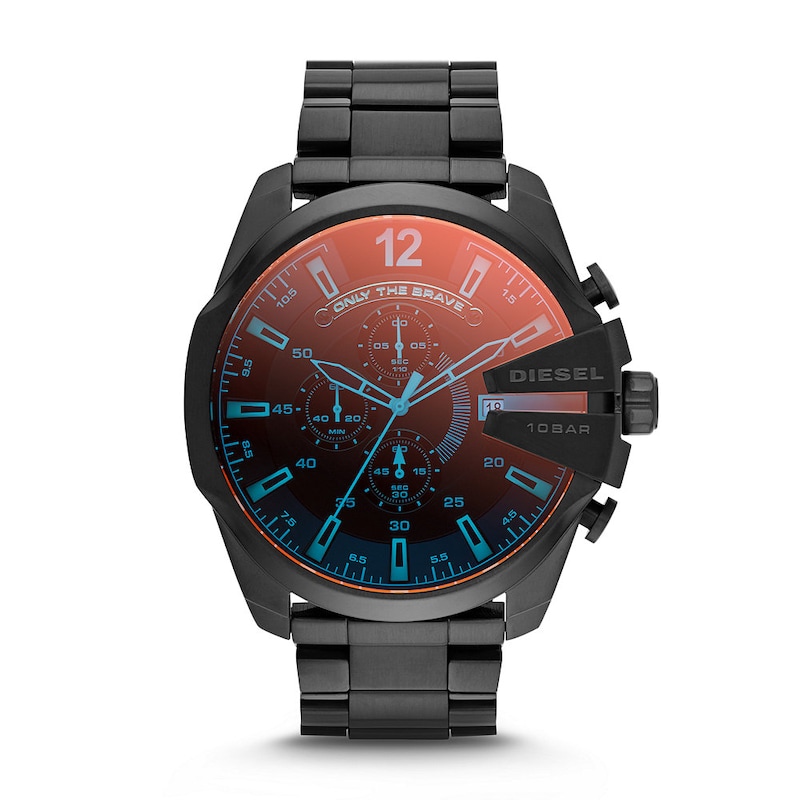 Main Image 1 of Diesel Mega Chief Men's Black Stainless Steel Bracelet Watch