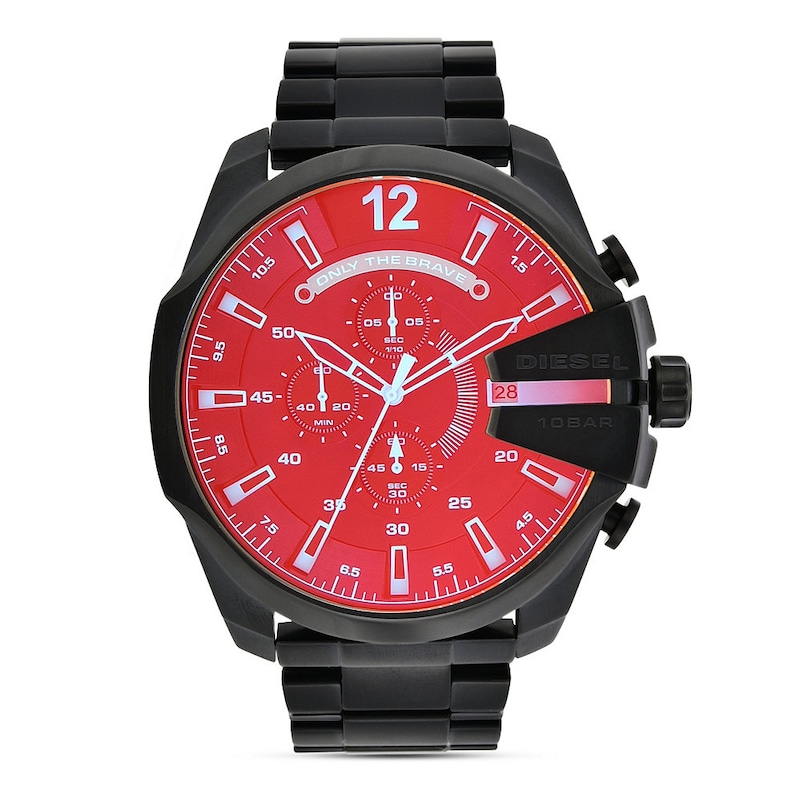 Main Image 2 of Diesel Mega Chief Men's Black Stainless Steel Bracelet Watch