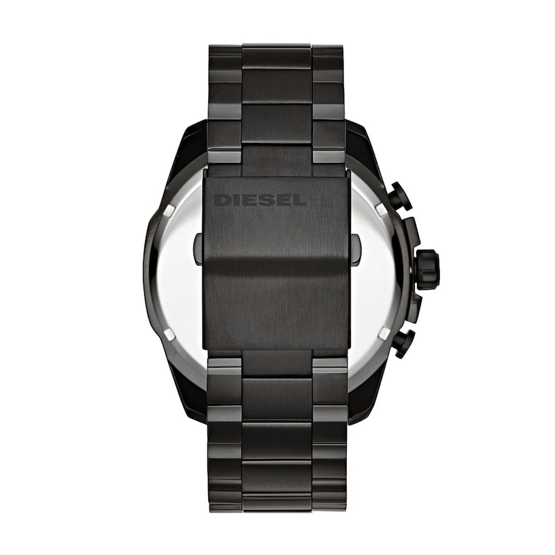 Main Image 5 of Diesel Mega Chief Men's Black Stainless Steel Bracelet Watch