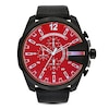 Thumbnail Image 2 of Diesel Mega Chief Men's Black Leather Strap Watch