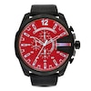 Thumbnail Image 1 of Diesel Mega Chief Men's Black Leather Strap Watch