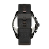 Thumbnail Image 3 of Diesel Mega Chief Men's Black Leather Strap Watch