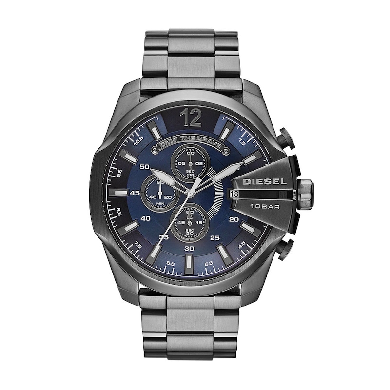 Diesel Mega Chief Men's Grey Stainless Steel Bracelet Watch