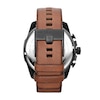 Thumbnail Image 3 of Diesel Mega Chief Men's Brown Leather Strap Watch