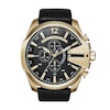 Thumbnail Image 0 of Diesel Mega Chief Men's Black Leather Strap Watch