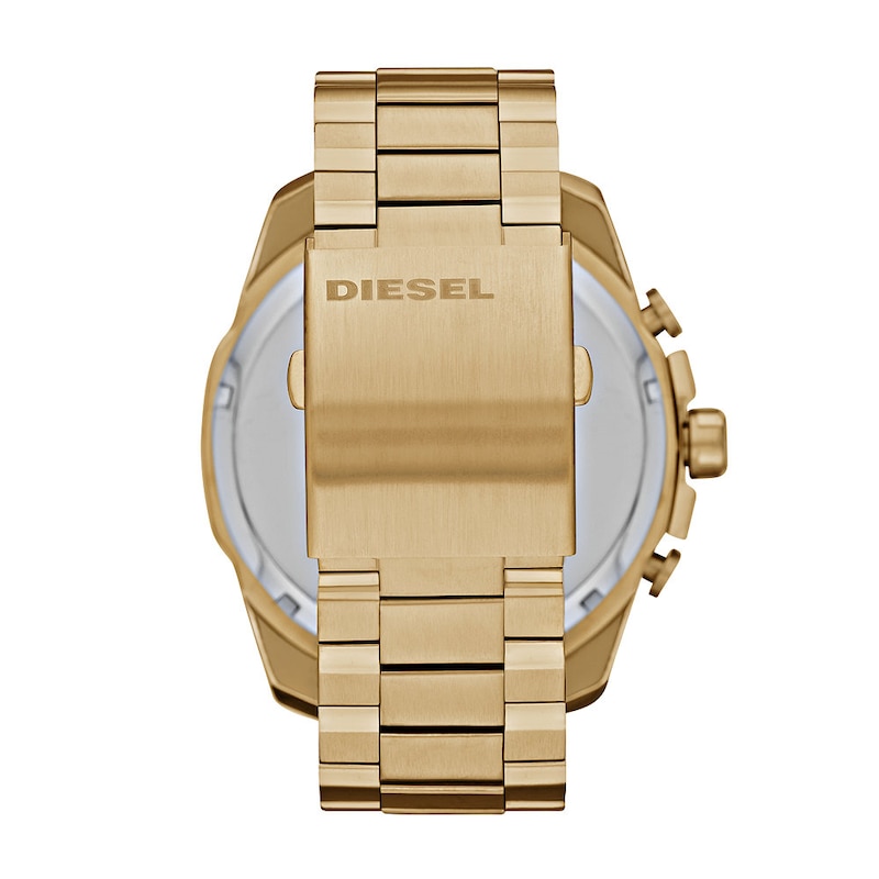 Diesel Mega Chief Men's Gold Tone Bracelet Watch