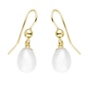 Thumbnail Image 1 of 9ct Yellow Gold Cultured Freshwater Pearl Drop Earrings
