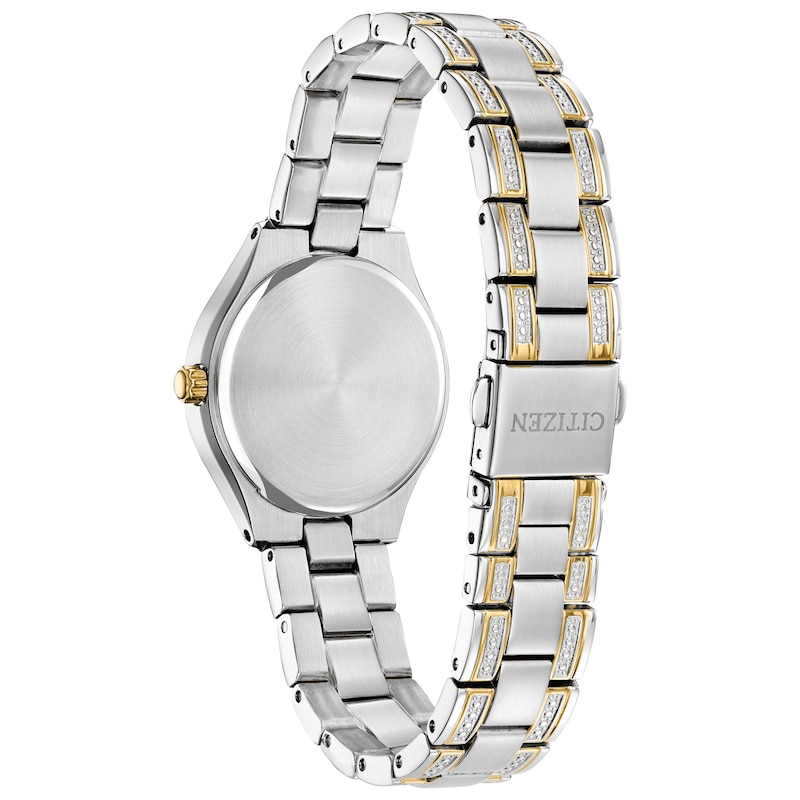 Citizen Eco-Drive Ladies' Silhouette Crystal Bracelet Watch