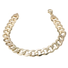 9ct Yellow Gold 8.5" Curb Chain Bracelet